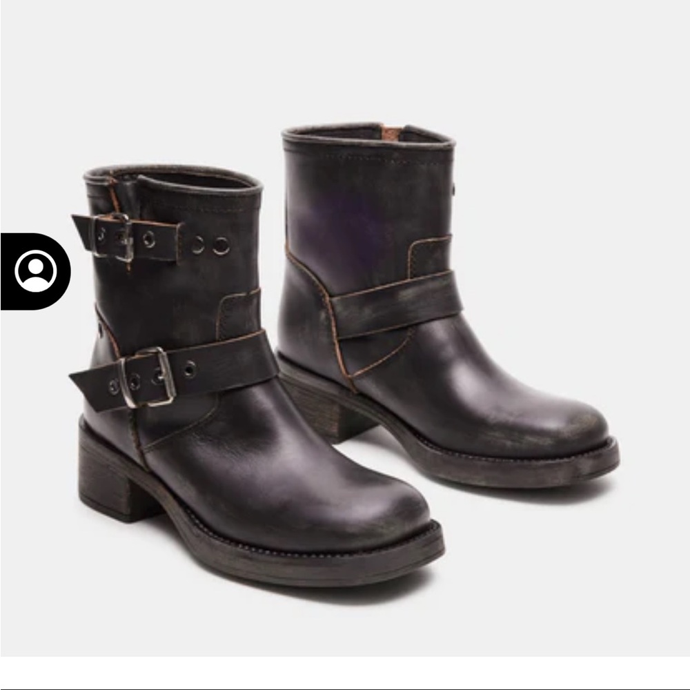 Steve Madden Rampant Brown Distressed Boots